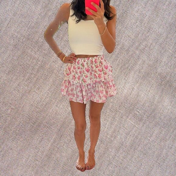 LoveShackFancy X American Girl Ruffle Mini Skirt - Picture 12 of 12